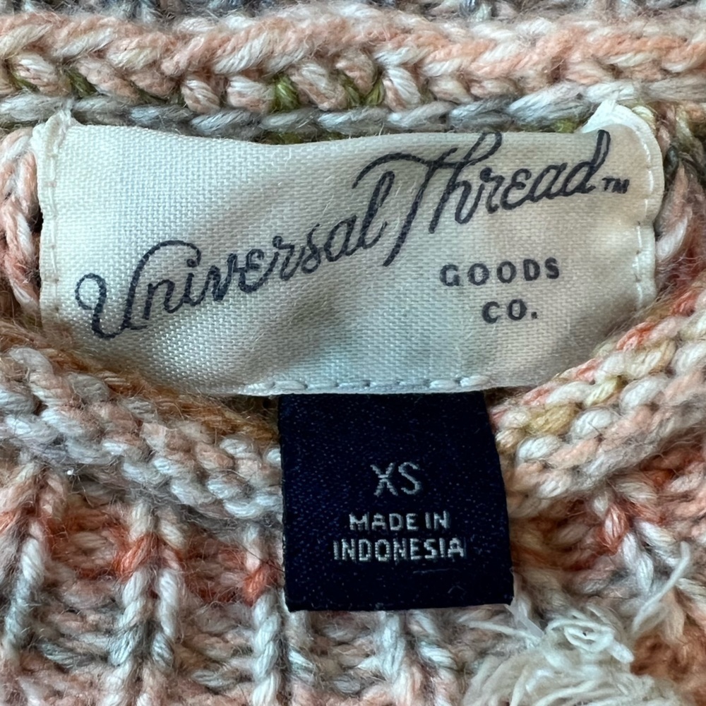 Universal Thread Cable Knit Marbled Space Dye Tie… - image 11